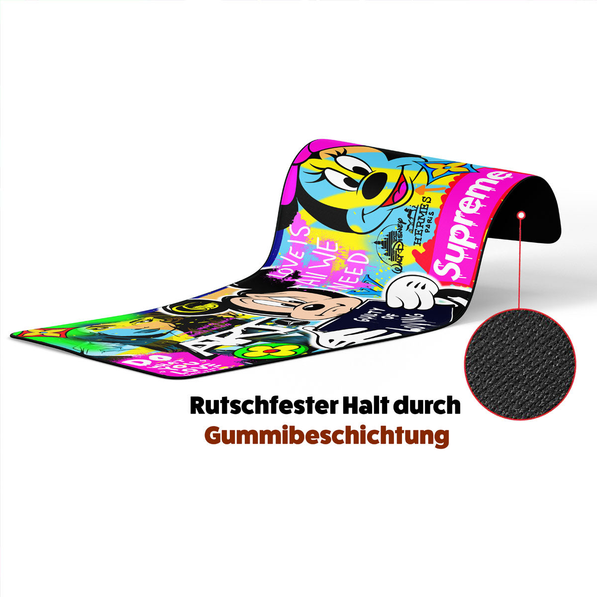 GUILTY OF LOVING - Popart Design - XXL Gaming Mauspad