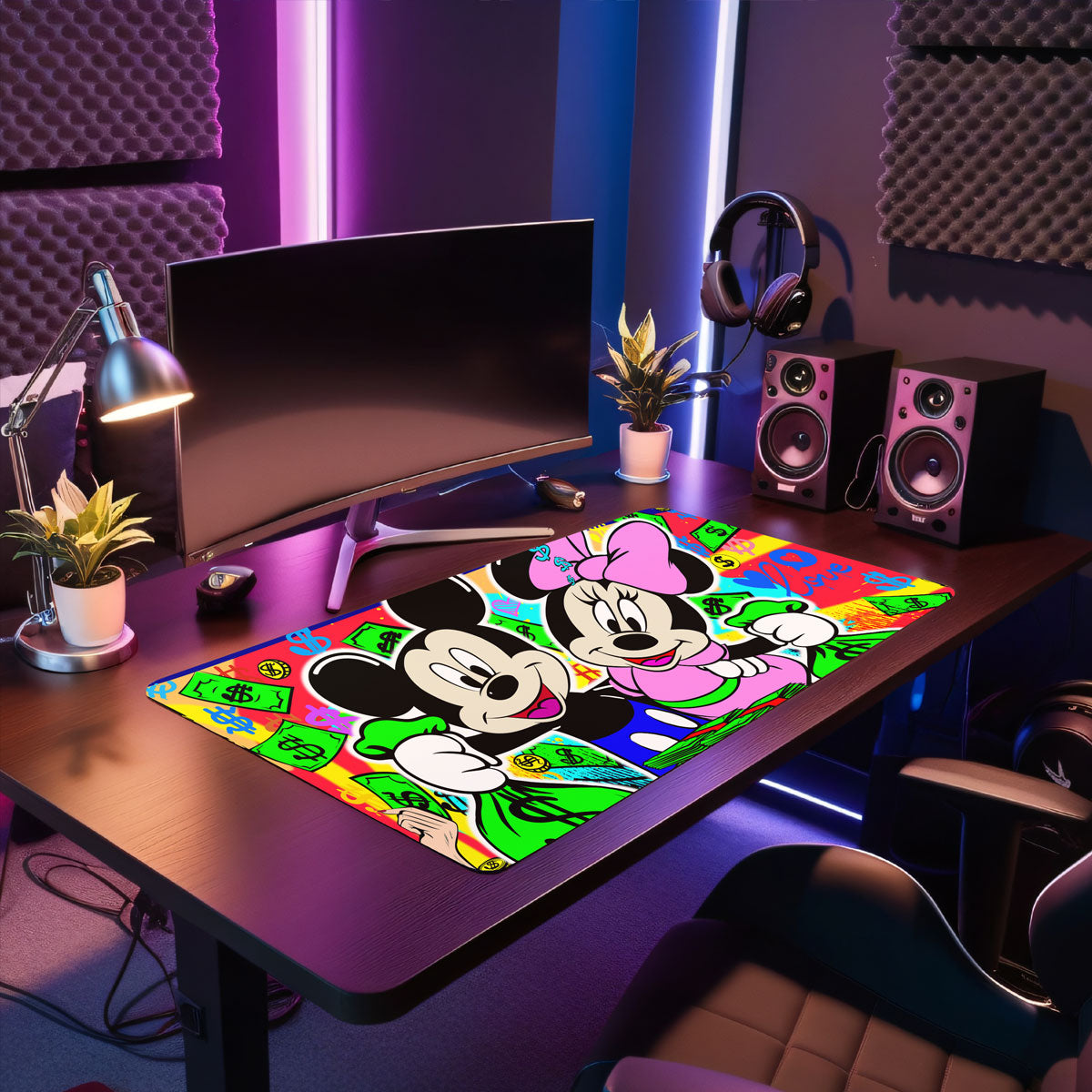 TOGETHER WE BETTER - Popart Design - XXL Gaming Mauspad