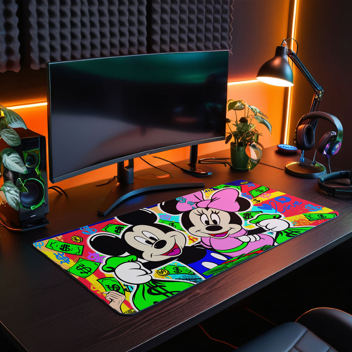 TOGETHER WE BETTER - Popart Design - XXL Gaming Mauspad