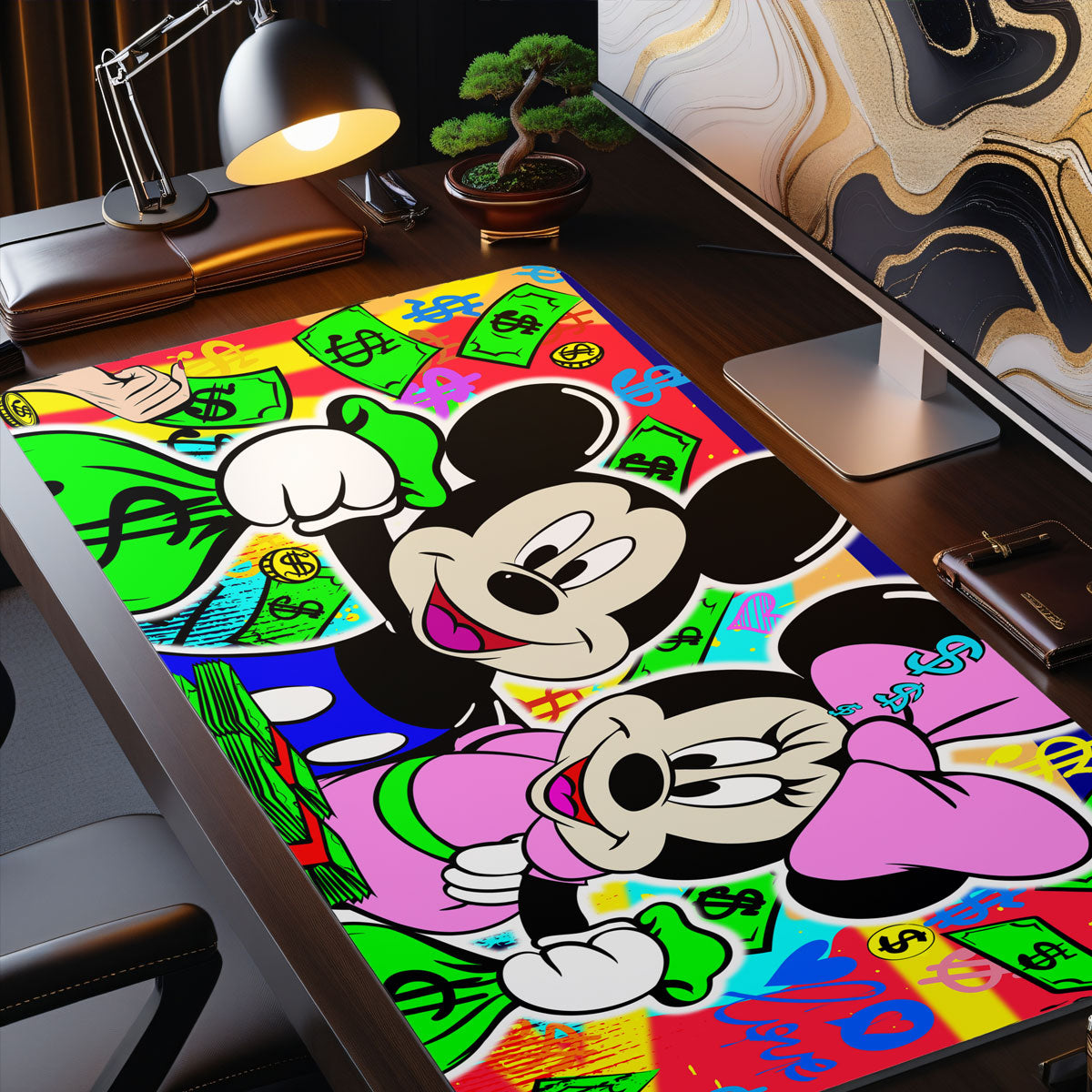 TOGETHER WE BETTER - Popart Design - XXL Gaming Mauspad