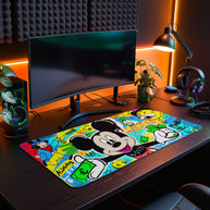 MICKY THE BOSS - Popart Design - XXL Gaming Mauspad
