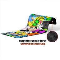 LOVE CANT BUY CLOTHING - Popart Design - XXL Gaming Mauspad