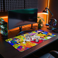 MAD BUNNY GOLFCLUB - Popart Design - XXL Gaming Mauspad