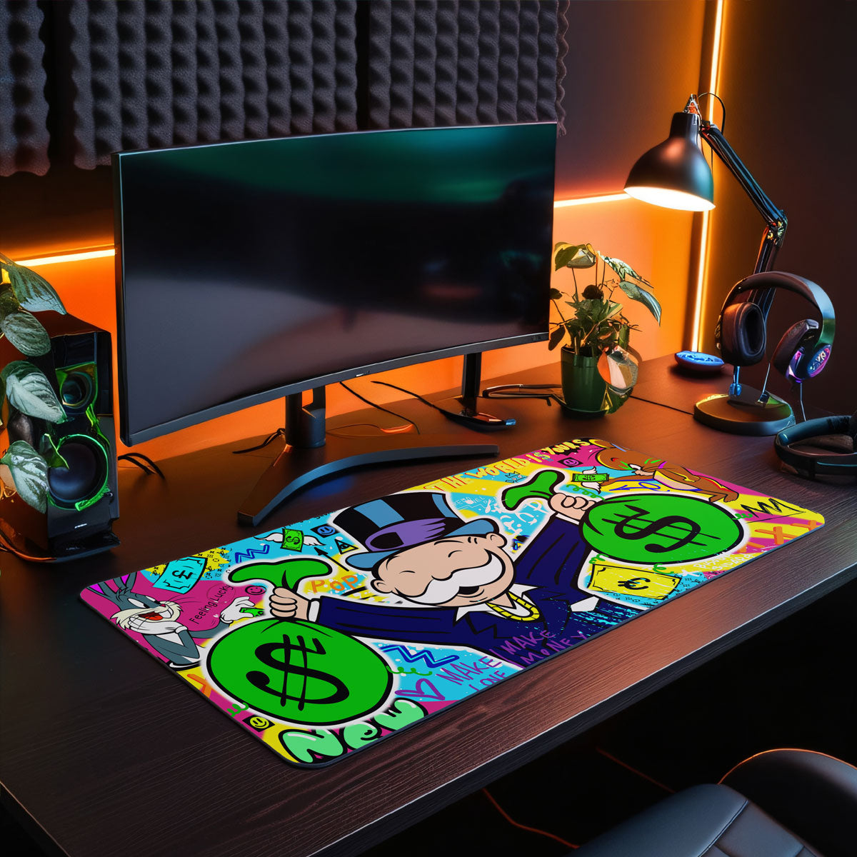 THE WORLD IS YOURS - Popart Design - XXL Gaming Mauspad