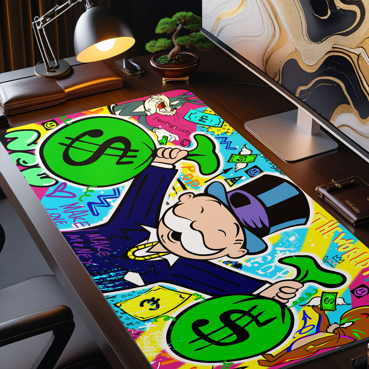 THE WORLD IS YOURS - Popart Design - XXL Gaming Mauspad