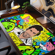 MAKING CASH IS AN ART - Popart Design - XXL Gaming Mauspad