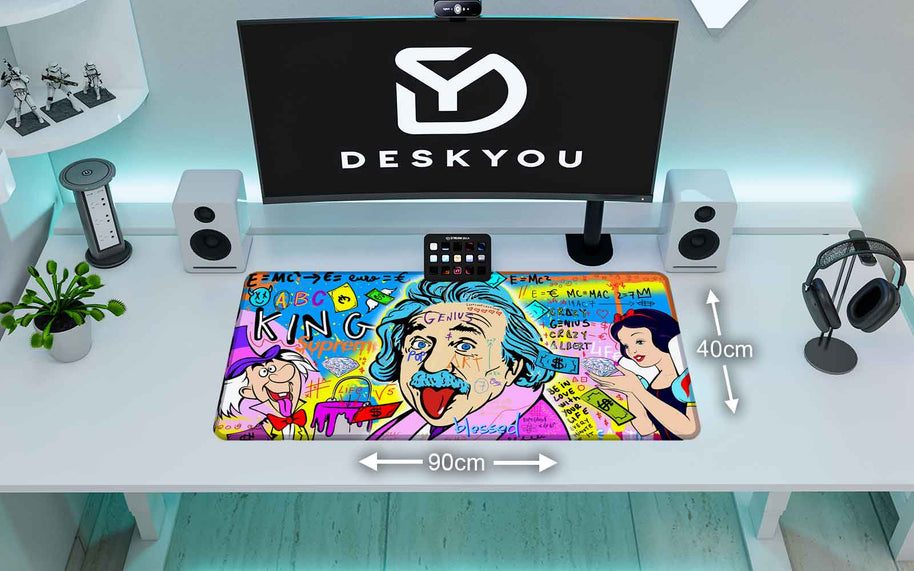 GENIUS - Popart Design - XXL Gaming Mauspad