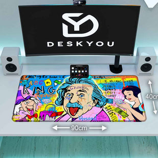 GENIUS - Popart Design - XXL Gaming Mauspad