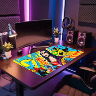 LISA THE QUEEN - Popart Design - XXL Gaming Mauspad