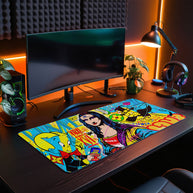 LISA THE QUEEN - Popart Design - XXL Gaming Mauspad