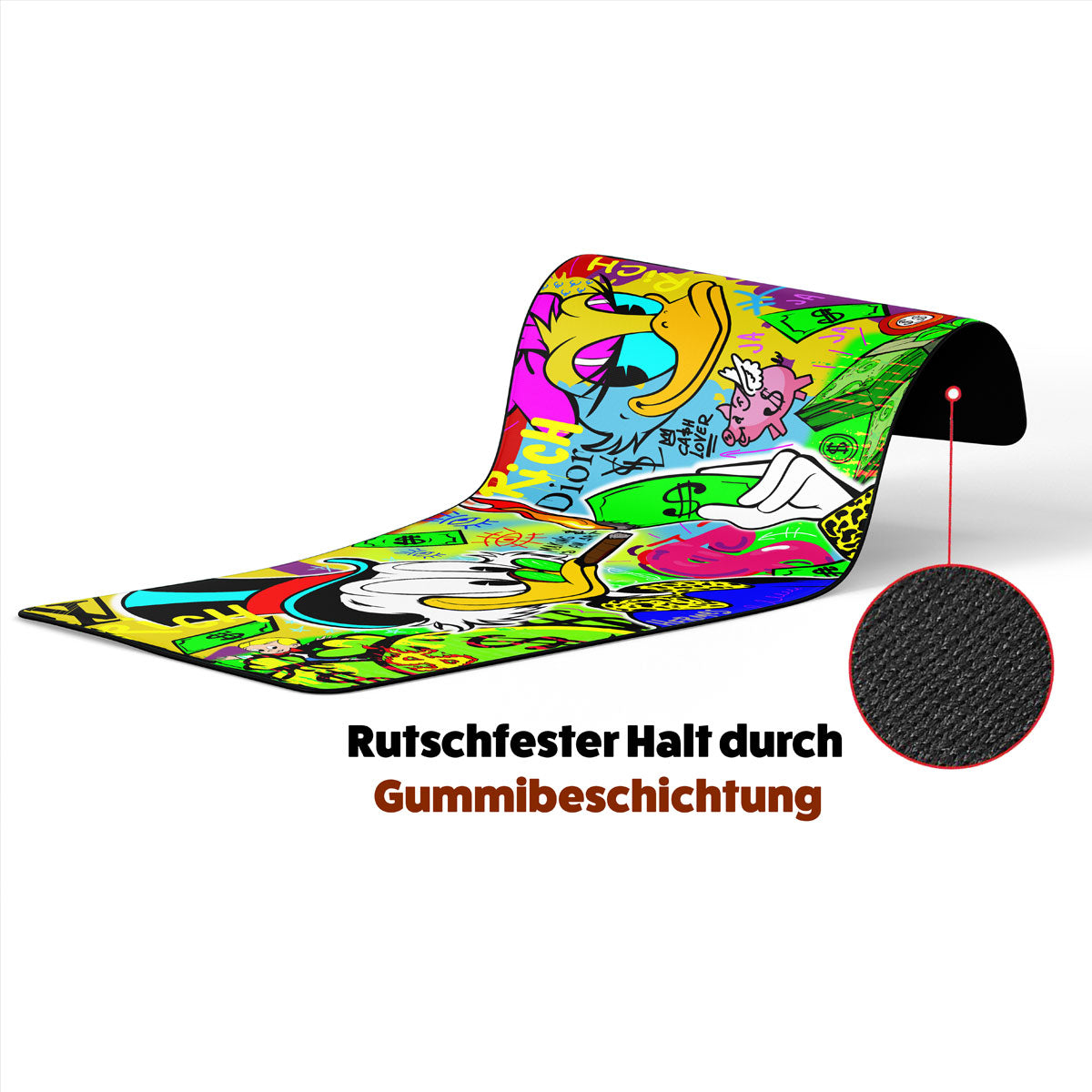 GIVE ME THE LIGHTER - Popart Design - XXL Gaming Mauspad