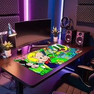 HYPNOTIC CASHFLOW - Popart Design - XXL Gaming Mauspad