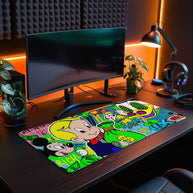 HYPNOTIC CASHFLOW - Popart Design - XXL Gaming Mauspad