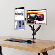 Ergonomische Monitorhalterung – Für Dual- und Einzelmonitore (10–32 Zoll)