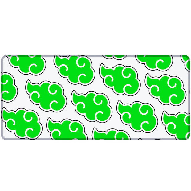 GREEN AKATSUKI CLOUD - Anime Design - XXL Gaming Mauspad