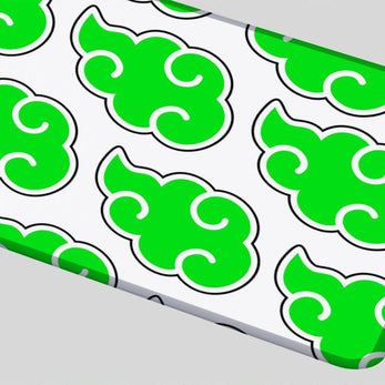 GREEN CLOUD - Anime Design - XXL Gaming Mauspad