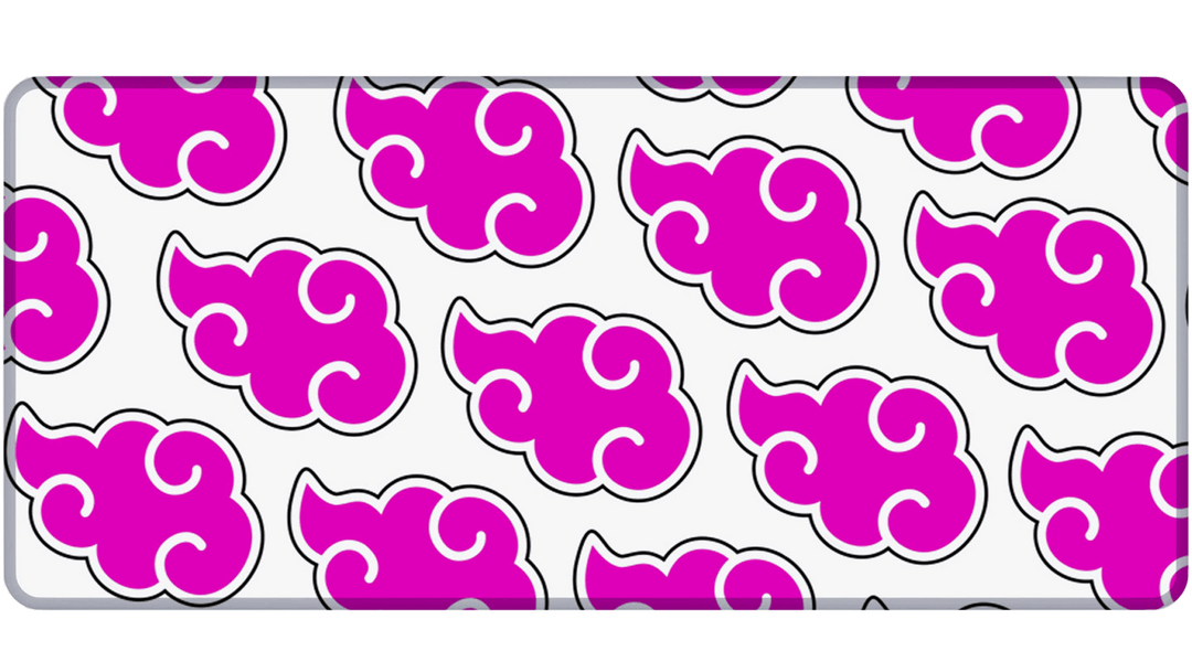 PURPLE AKATSUKI CLOUD - Anime Design - XXL Gaming Mauspad