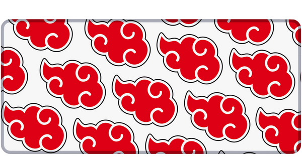 RED AKATSUKI CLOUD - Anime Design - XXL Gaming Mauspad