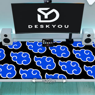 BLUE AKATSUKI CLOUD - Anime Design - XXL Gaming Mauspad