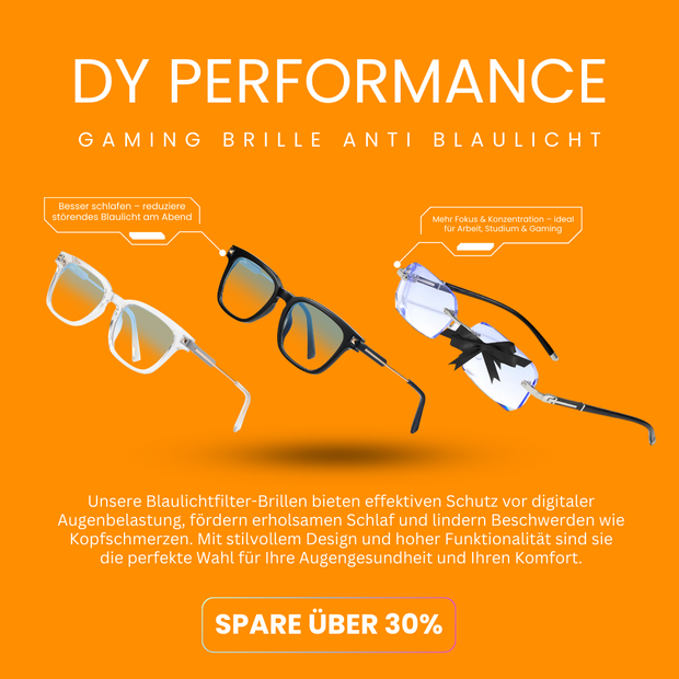 DY PERFORMANCE GAMING GLASSES ANTI BLUE LIGHT