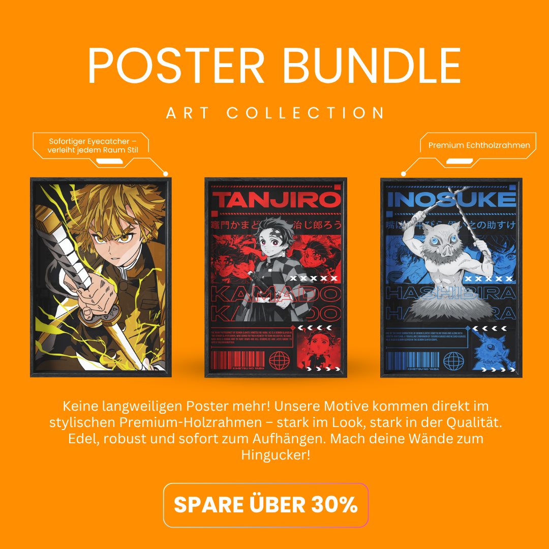 3er Bundle Poster DEMON SLAYER Anime