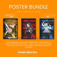 3er Bundle Poster DEMON SLAYER Anime