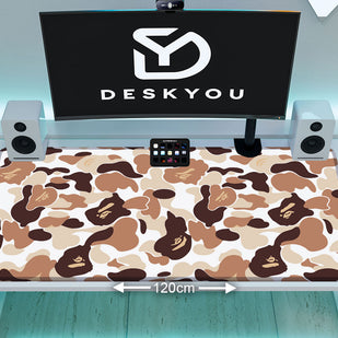 CAMOUFLAGE BRAUN - Pattern Design - XXL Gaming Mauspad