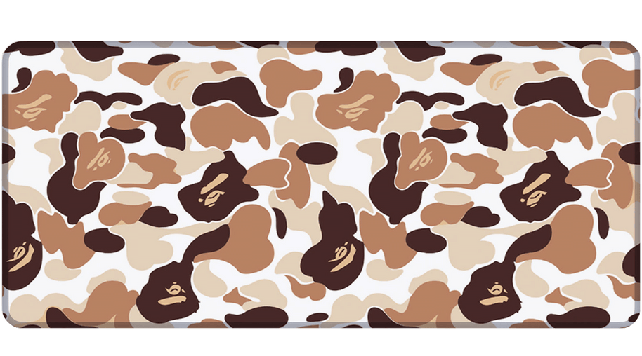 CAMOUFLAGE BRAUN - Pattern Design - XXL Gaming Mauspad