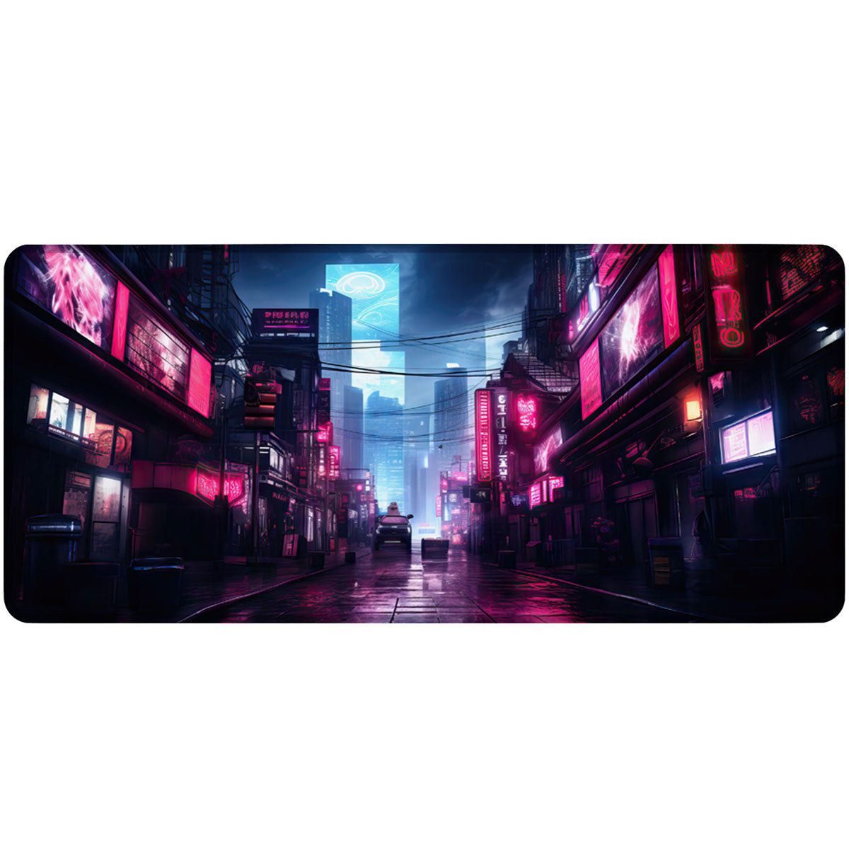 NEON LIGHT STREET - City Design - XXL Gaming Mauspad