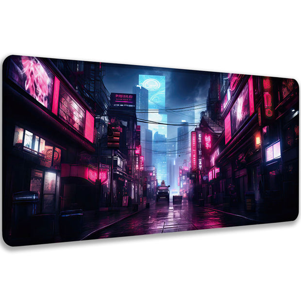 NEON LIGHT STREET - City Design - XXL Gaming Mauspad
