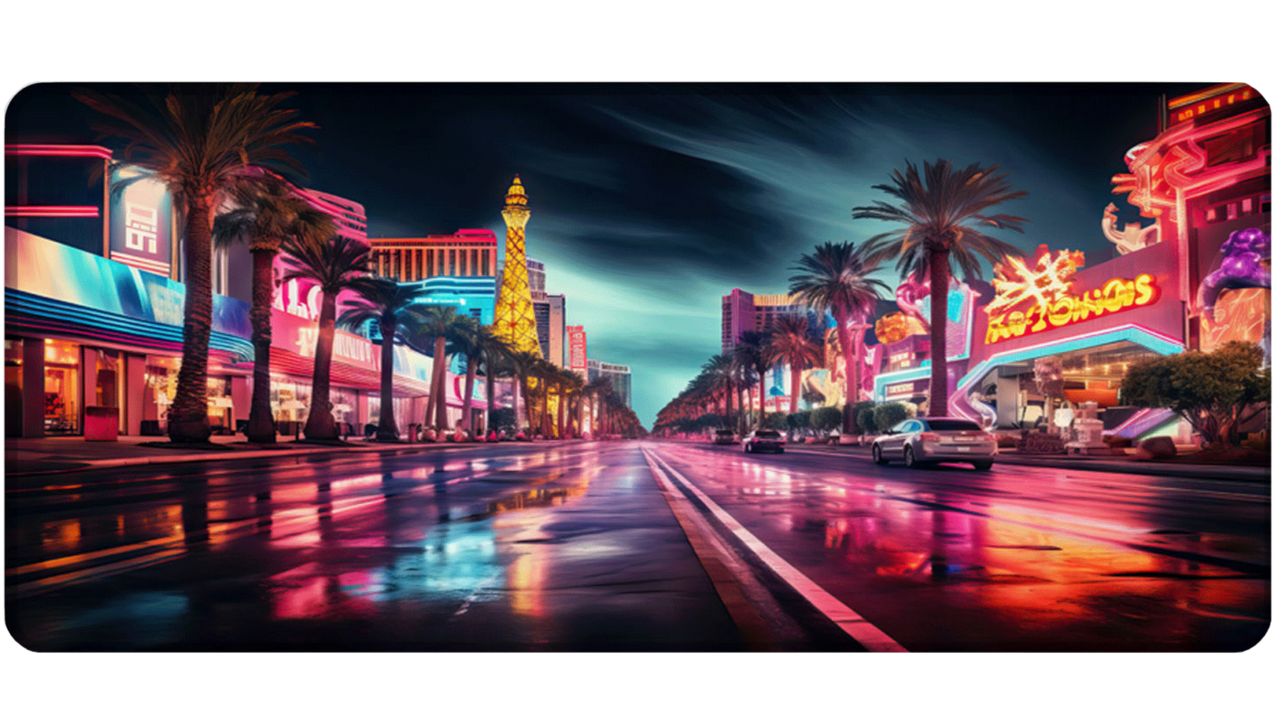 COME TO VEGAS - City Design - XXL Gaming Mauspad