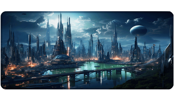 THIS IS THE FUTURE - City Design - XXL Gaming Mauspad