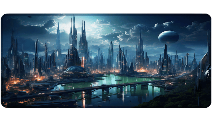 THIS IS THE FUTURE - City Design - XXL Gaming Mauspad