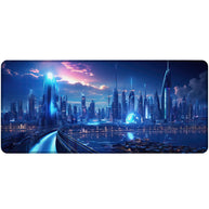 CYBER CITY SKYLINE - City Design - XXL Gaming Mauspad