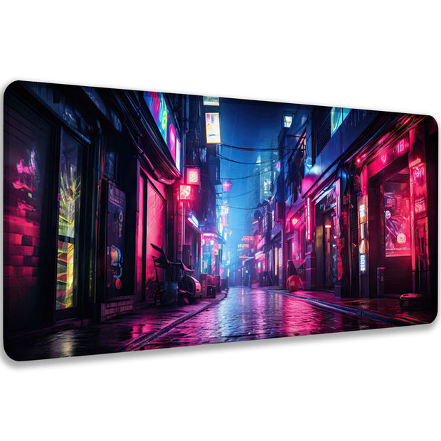 NEON LIGHT STREET - City Design - XXL Gaming Mauspad
