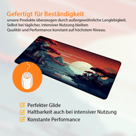 ORANGE SUNSET - Anime Design - XXL Gaming Mauspad