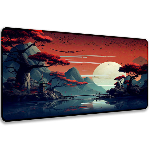 ORANGE SUNSET - Anime Design - XXL Gaming Mauspad