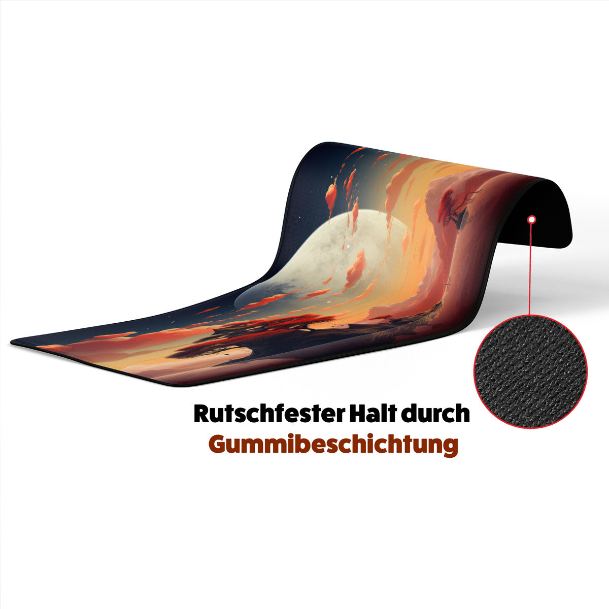 BIG MOON - Anime Design - XXL Gaming Mauspad