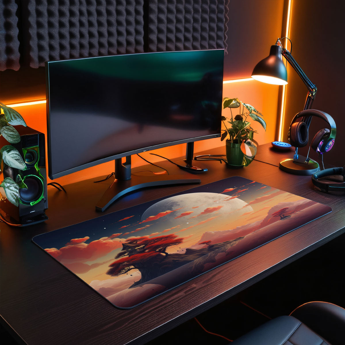 BIG MOON - Anime Design - XXL Gaming Mauspad