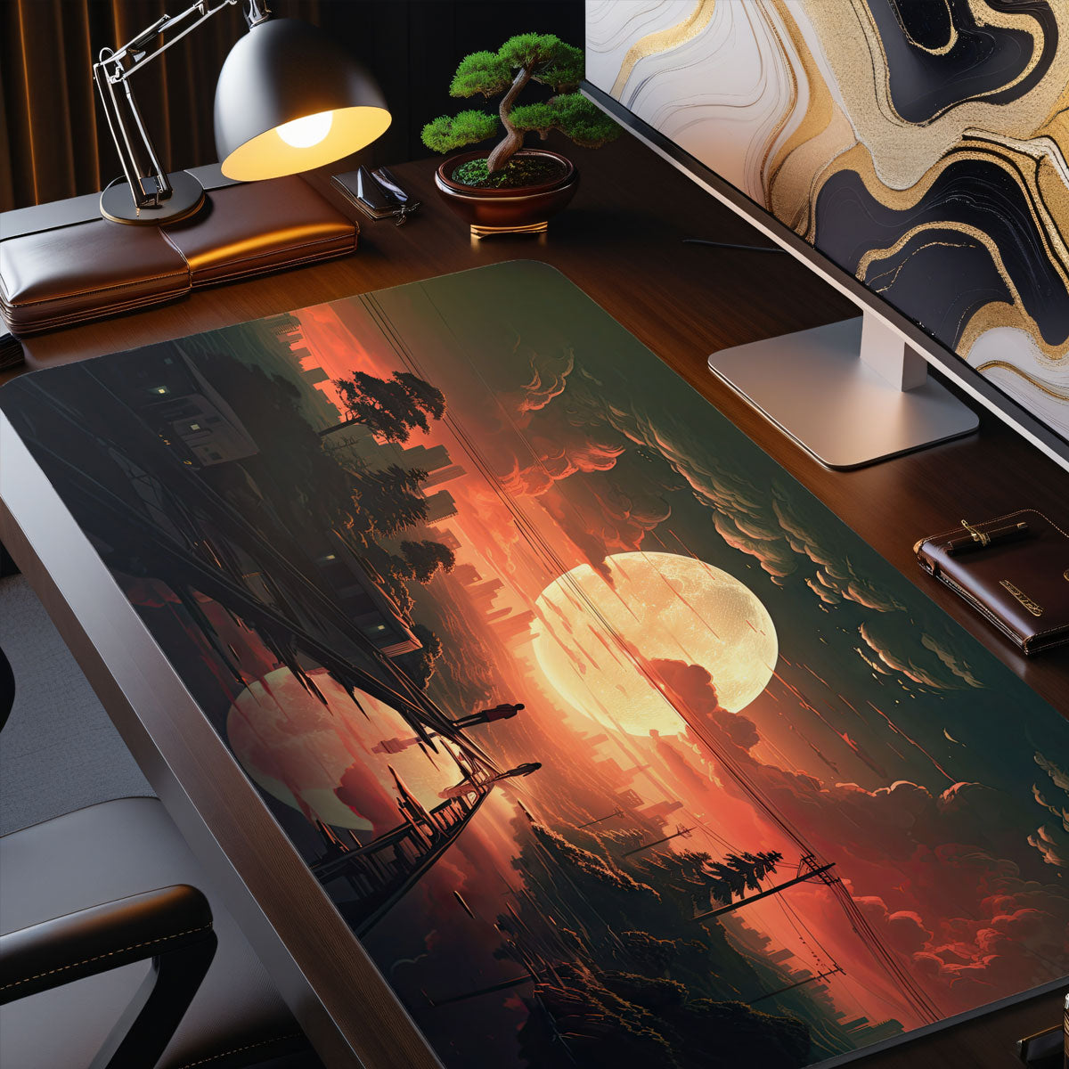 SWEET SUNSET - Anime Design - XXL Gaming Mauspad