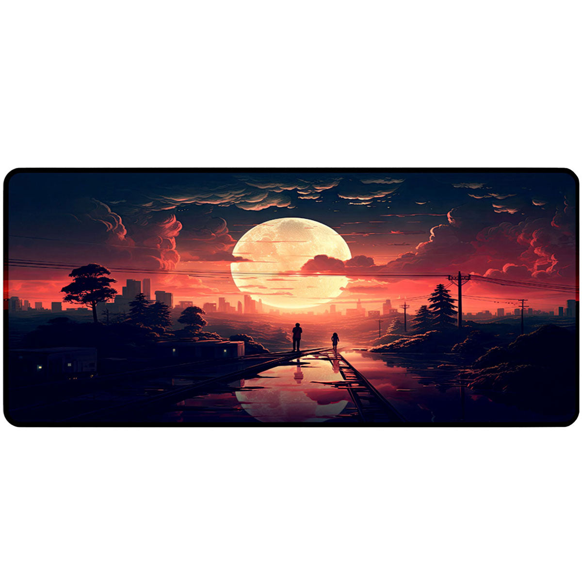 SWEET SUNSET - Anime Design - XXL Gaming Mauspad