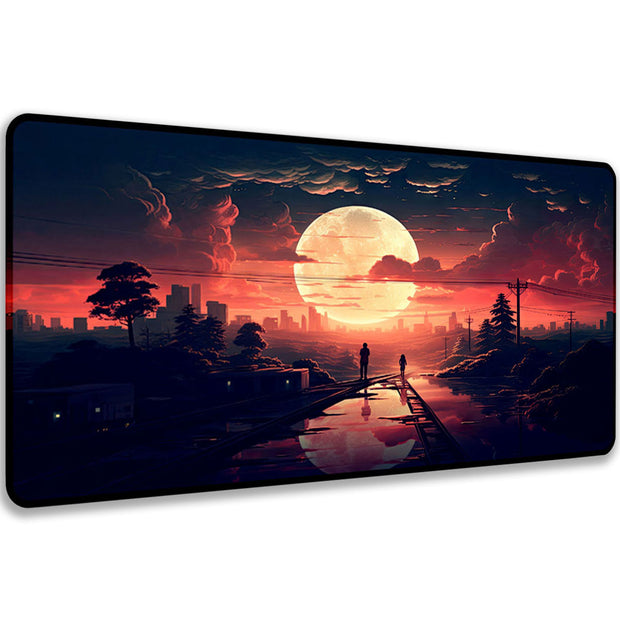 SWEET SUNSET - Anime Design - XXL Gaming Mauspad