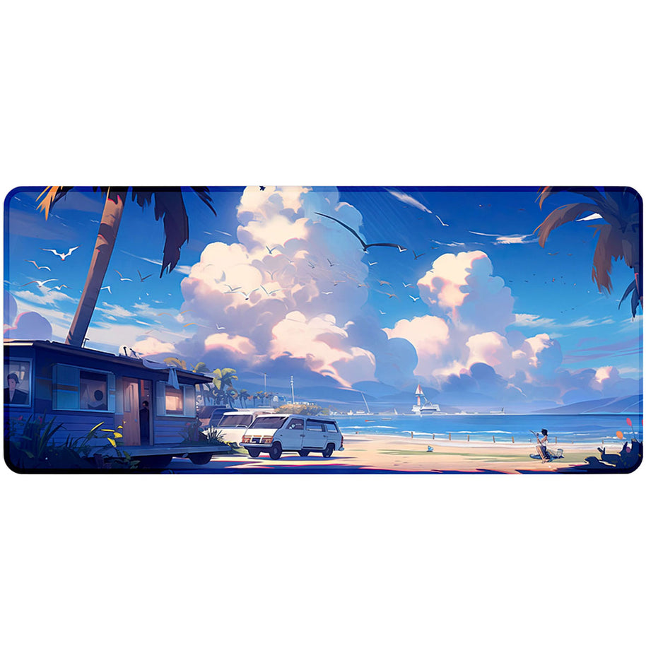 BEACH VIBES - Anime Design - XXL Gaming Mauspad