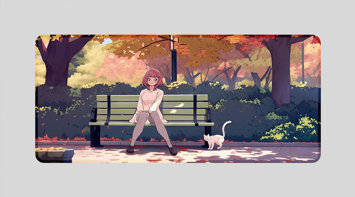 GIRL IN THE PARK - Anime Design - XXL Gaming Mauspad