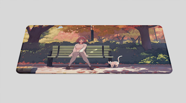 GIRL IN THE PARK - Anime Design - XXL Gaming Mauspad