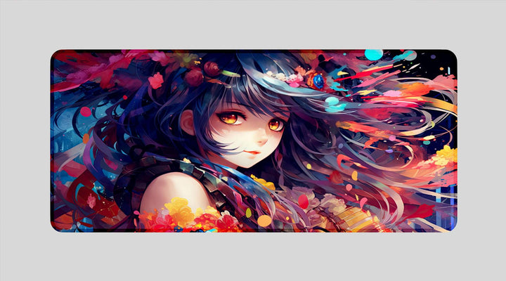 COLORFUL GIRL - Anime Design - XXL Gaming Mauspad