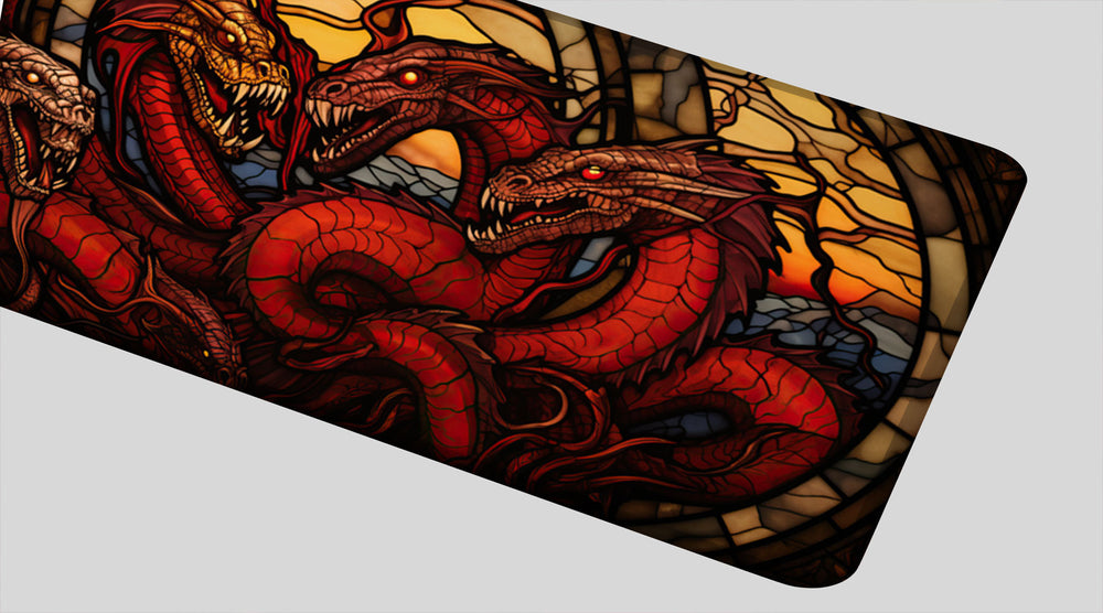 Hells Gatekeeper - Fantasy Design - XXL Gaming Mauspad