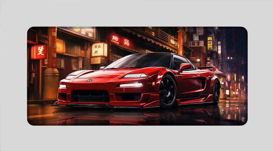 NSX RED - Car Design - XXL Gaming Mauspad
