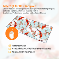 ORANGE KOI - Japan Design - XXL Gaming Mauspad