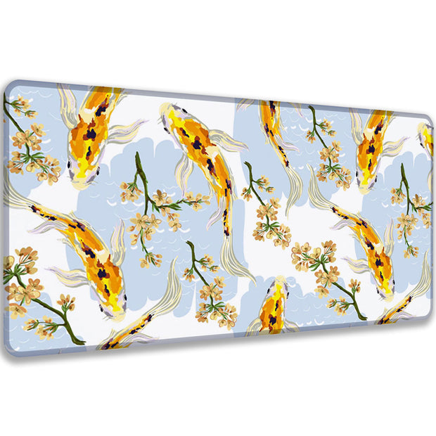 YELLOW KOI - Japan Design - XXL Gaming Mauspad